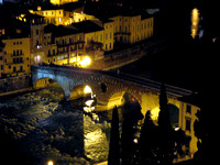 Adige River and bridges in Verona