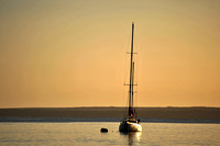 Yacht at Sunrise